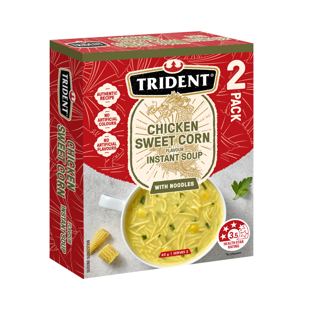 Trident Chicken Sweet Corn Flavour Instant Soup