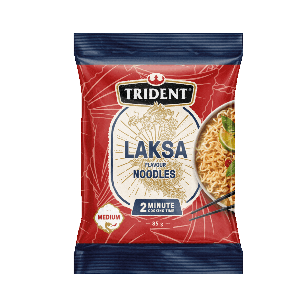 Trident Laksa Flavour Noodles Multi Pack (4 x 85g)